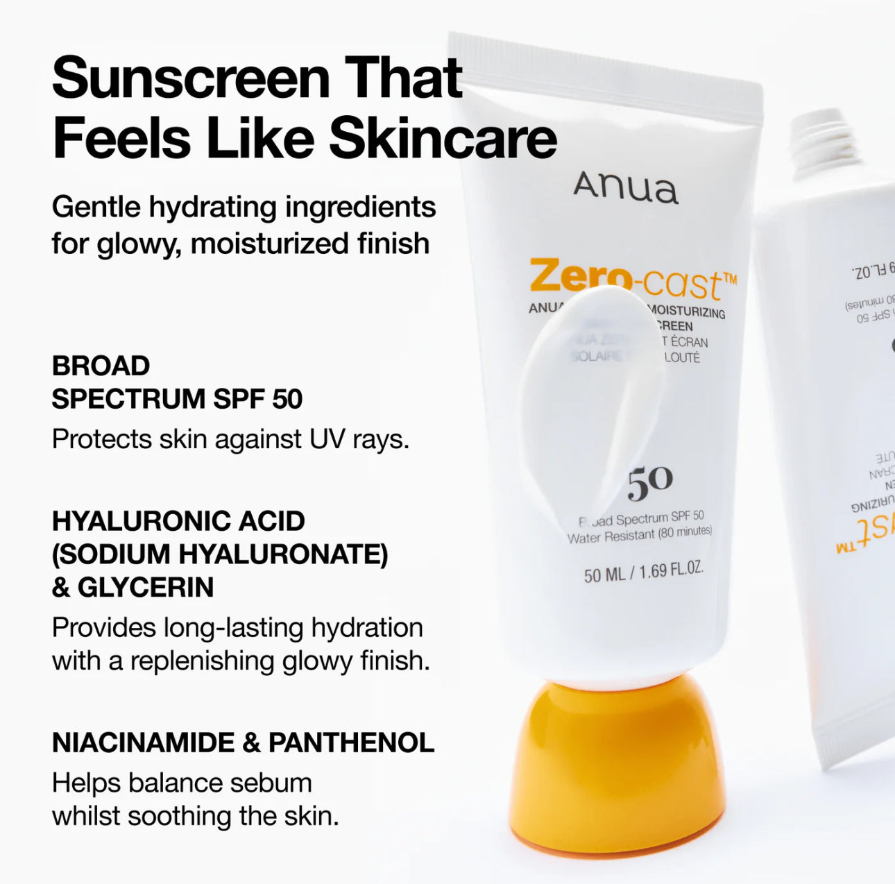 Anua K-Pop Demon Hunters Zero-Cast Moisturizing Finish Sunscreen