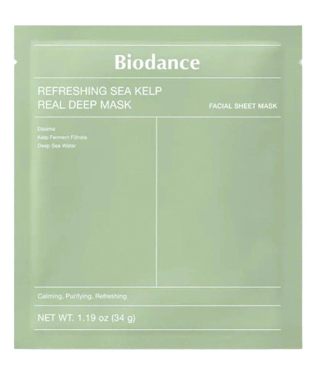 Biodance Refreshing Sea Kelp Real Deep Mask