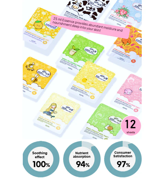 Esfolio Mask Sheet Pack 12-Pack