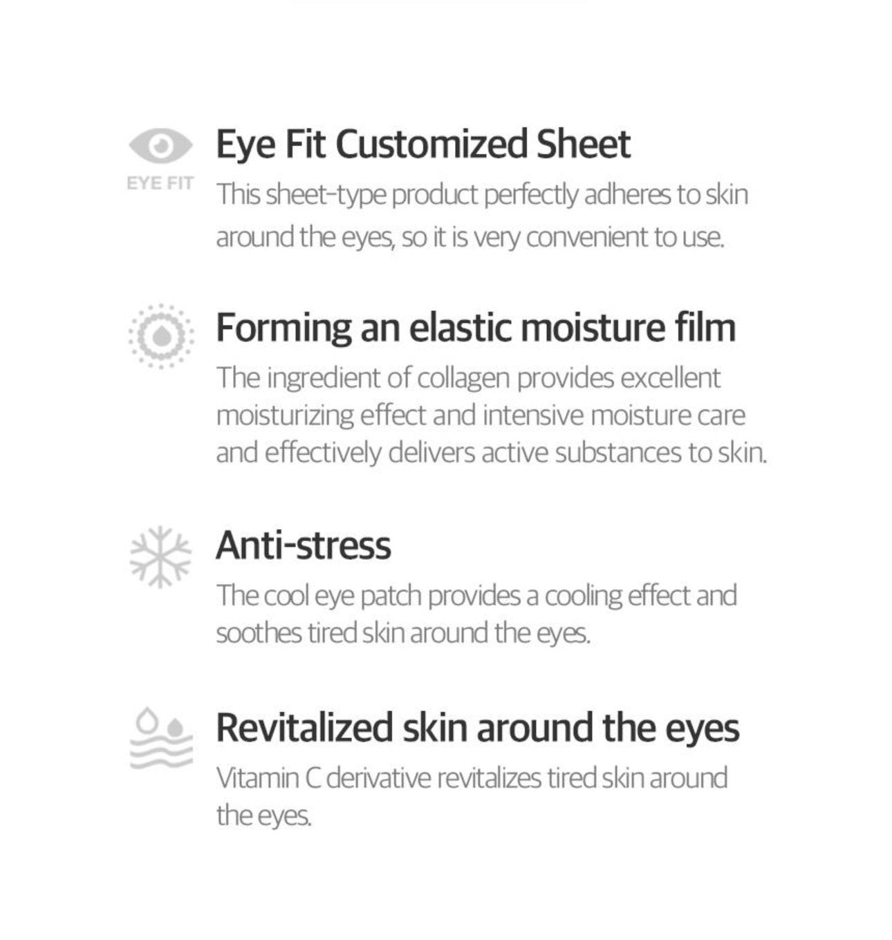 CNP Laboratory Hydrogel Eye Lifting Patch 8pcs (4 pairs)