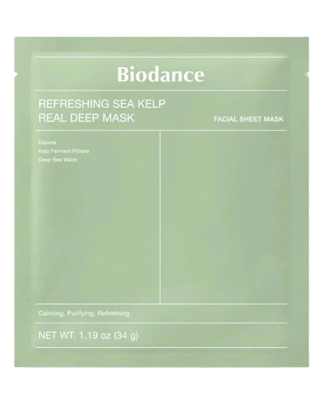 Biodance Refreshing Sea Kelp Real Deep Mask