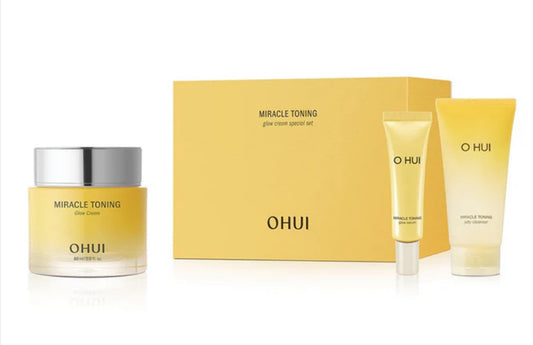 OHUI Miracle Toning Glow Cream Special Set (+1 FREE $24 OHUI Clear Science Soft Peeling)
