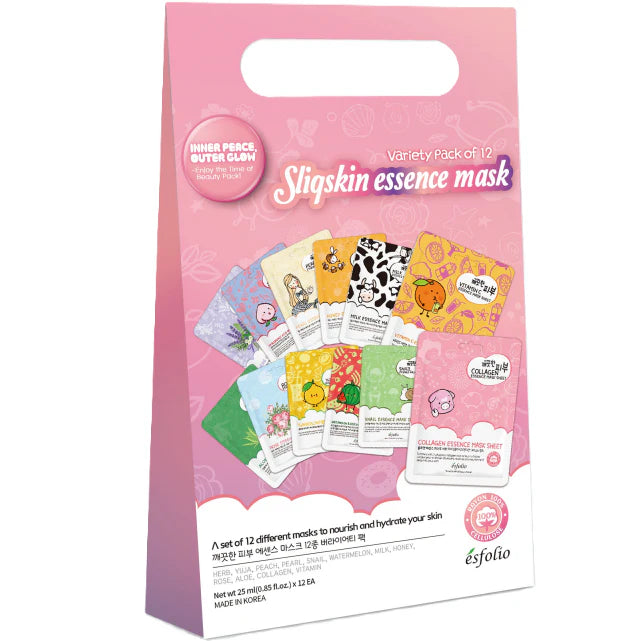 Esfolio Mask Sheet Pack 12-Pack