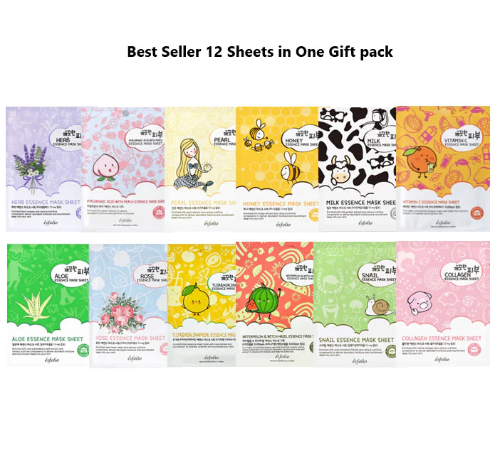 Esfolio Mask Sheet Pack 12-Pack