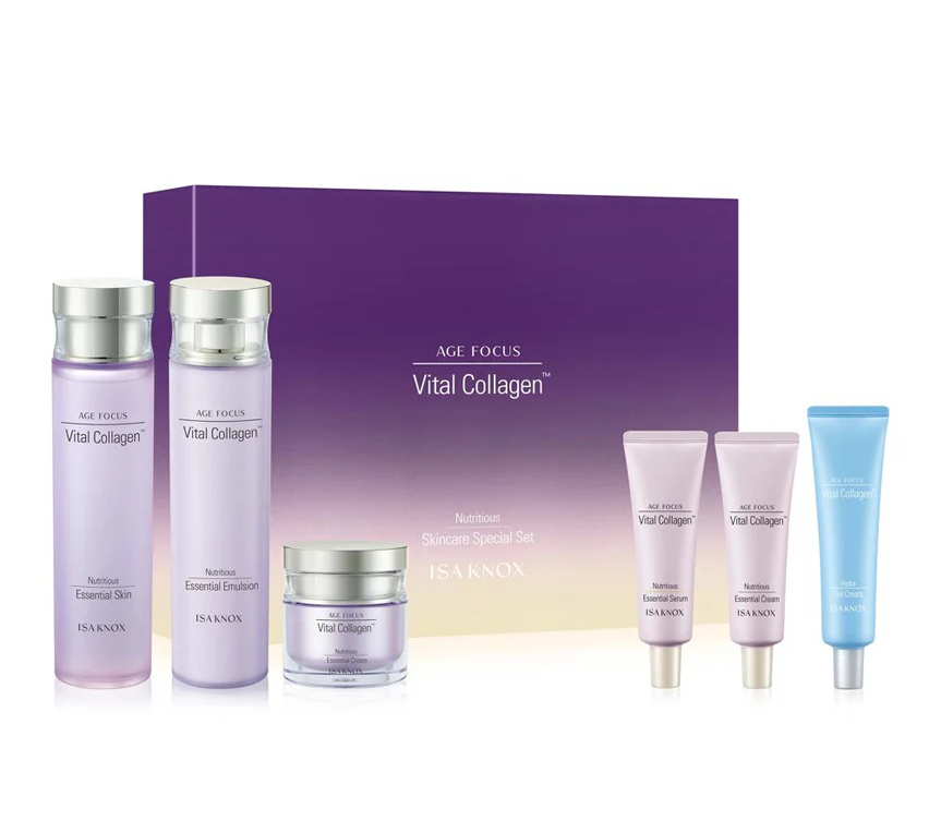 Isa Knox Age Focus Vital Collagen Special Set (Toner, Lotion, & Cream)