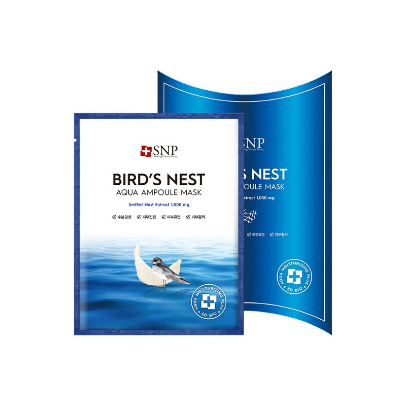 SNP Bird's Nest Aqua Ampoule Mask